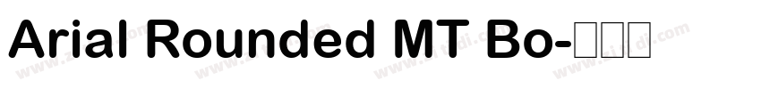 Arial Rounded MT Bo字体转换 Arial Rounded MT Bo字体转换